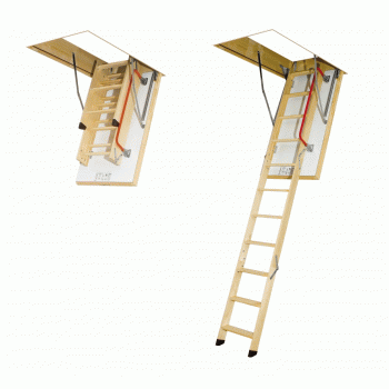 Утепленные чердачные лестницы Fakro LTK 130x70 (280см)