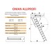 Алюминиевые чердачные лестницы Oman Alu profi 120x70